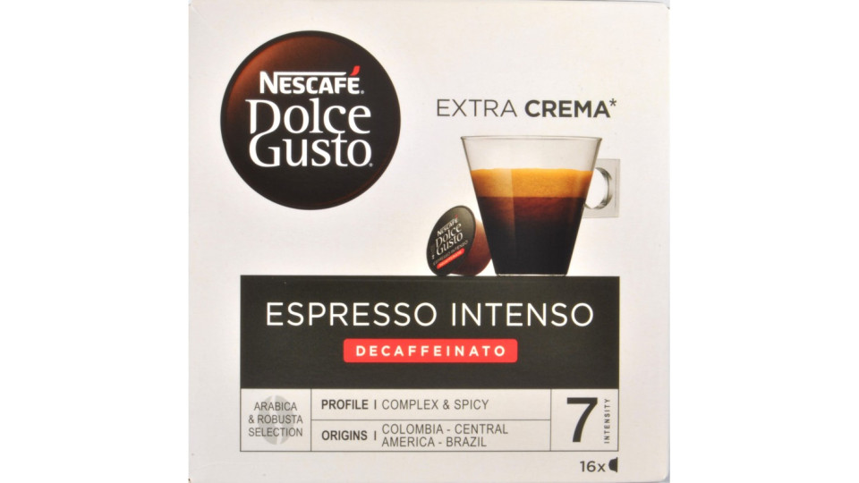 NESCAFÉ DOLCE GUSTO ESPRESSO INTENSO DECAFFEINATO Caffè...