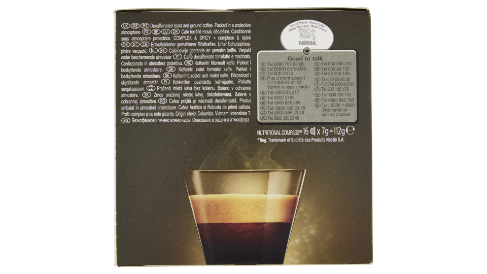 NESCAFÉ DOLCE GUSTO ESPRESSO INTENSO DECAFFEINATO Caffè...