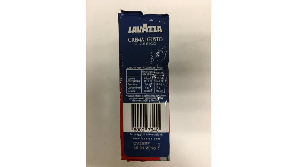 Lavazza caffe crema e gusto - gr.250