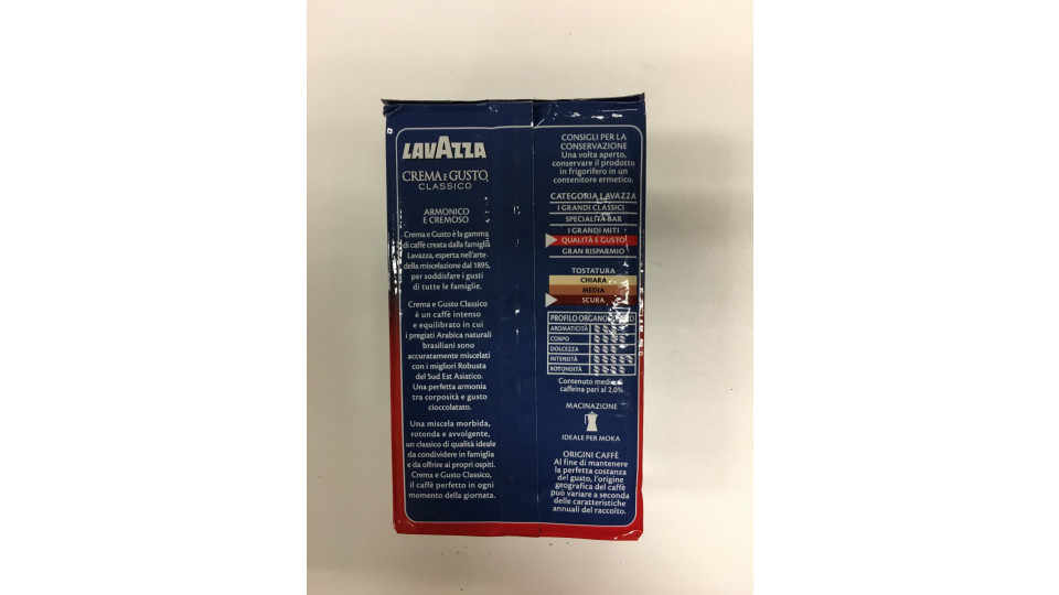 Lavazza caffe crema e gusto - gr.250