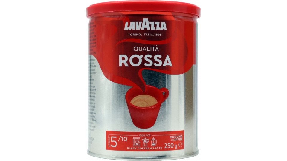 Lavazza caffe rossa gr.250 latta