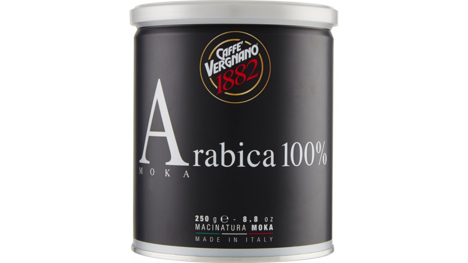 Caffè Vergnano 1882 Arabica 100% macinato Moka 250 g