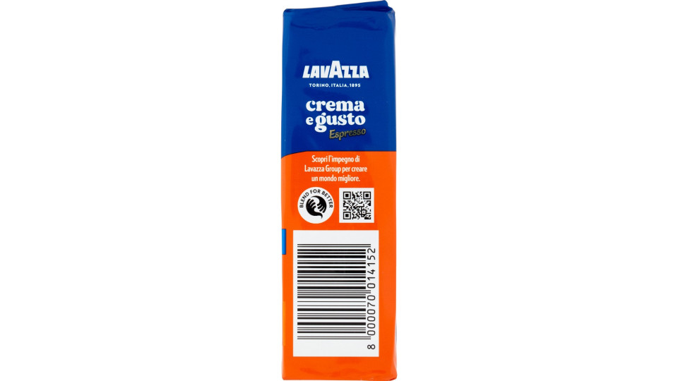 Lavazza, Crema e Gusto Forte Espresso Caffè Macinato - 2 x 250...