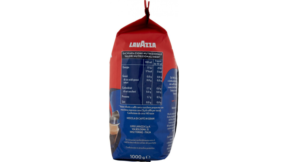 Lavazza, Crema e Gusto Classico Espresso Caffè Grani - kg.1