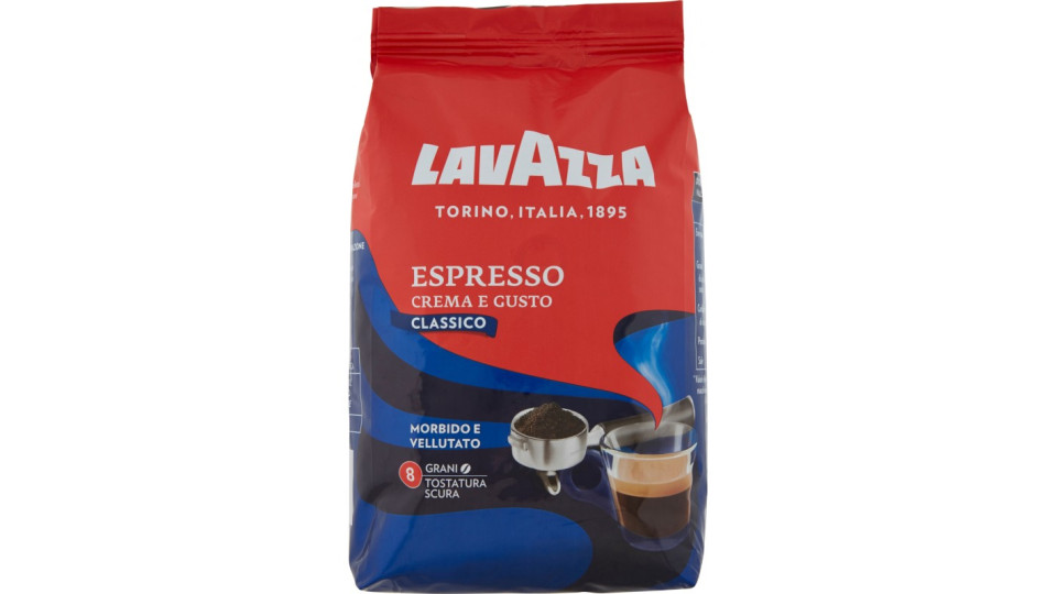 Lavazza, Crema e Gusto Classico Espresso Caffè Grani - kg.1