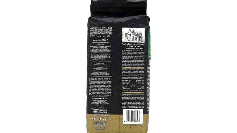 Caffè Vergnano 1882 Antica Bottega in Grani kg.1