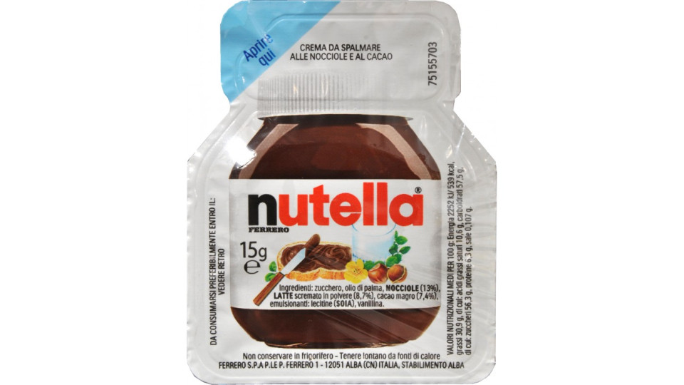 Nutella monoporzione gr.15