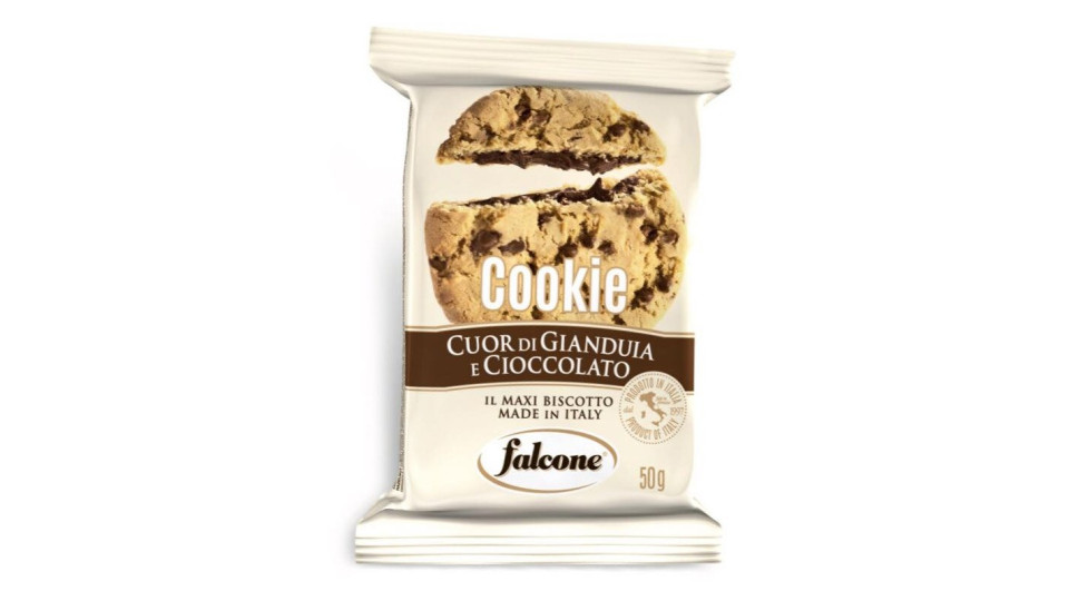 Falcone cookie gianduia cioccolata gr.50