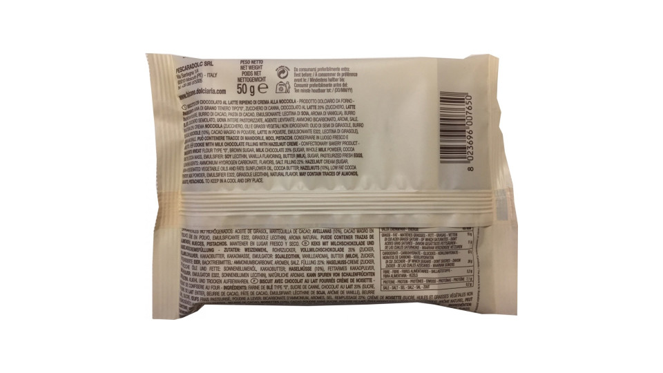Falcone cookie gianduia cioccolata gr.50