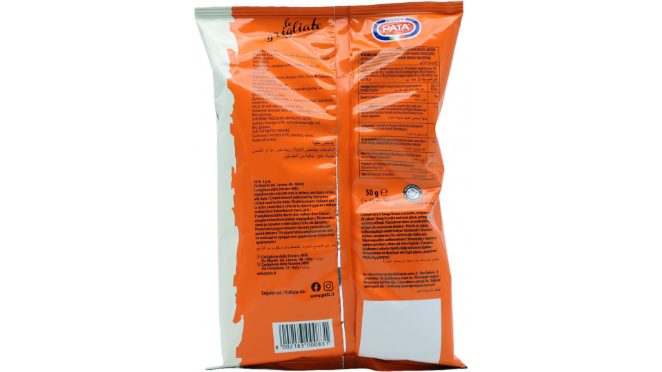 Pata chips le grigliate 50 g