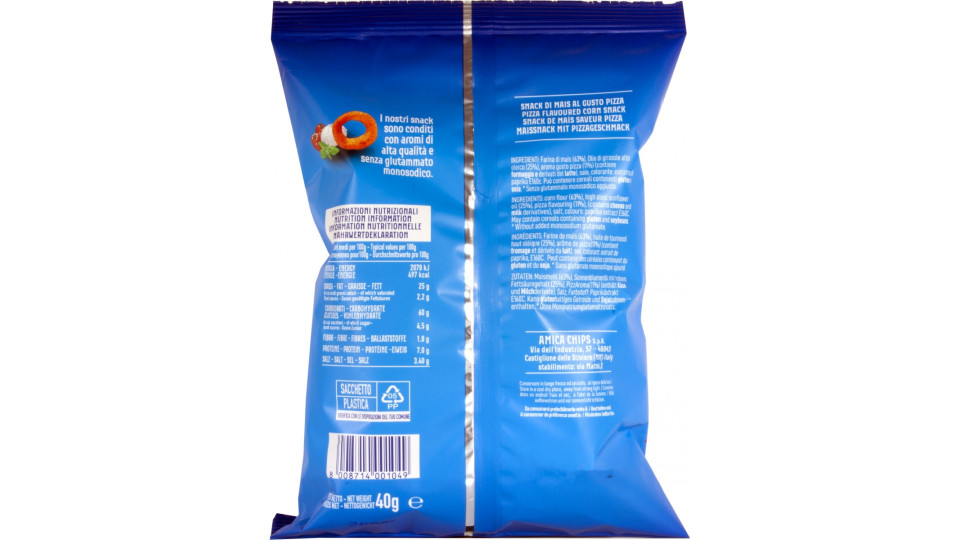 Amica Snack Anello Gusto Pizza 40 g