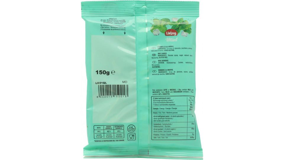 Liking caramelle mint gr.150