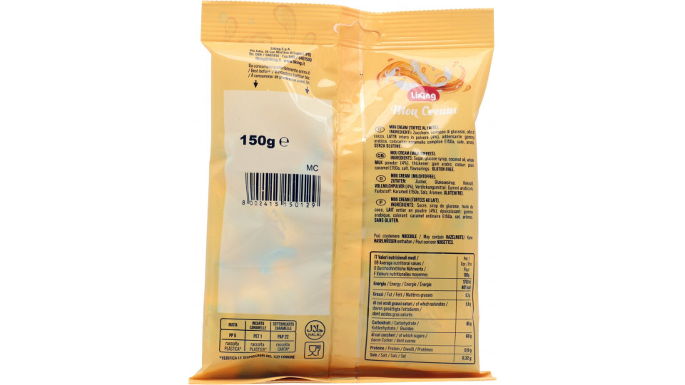 Liking milk toffes mou cream gr150