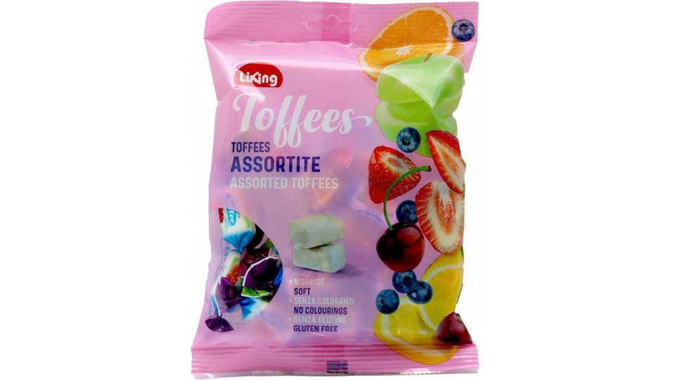 Liking toffe frutta assorite gr.150