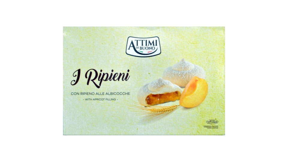 Monardo panzerotti ripieni all'albicocca gr.100