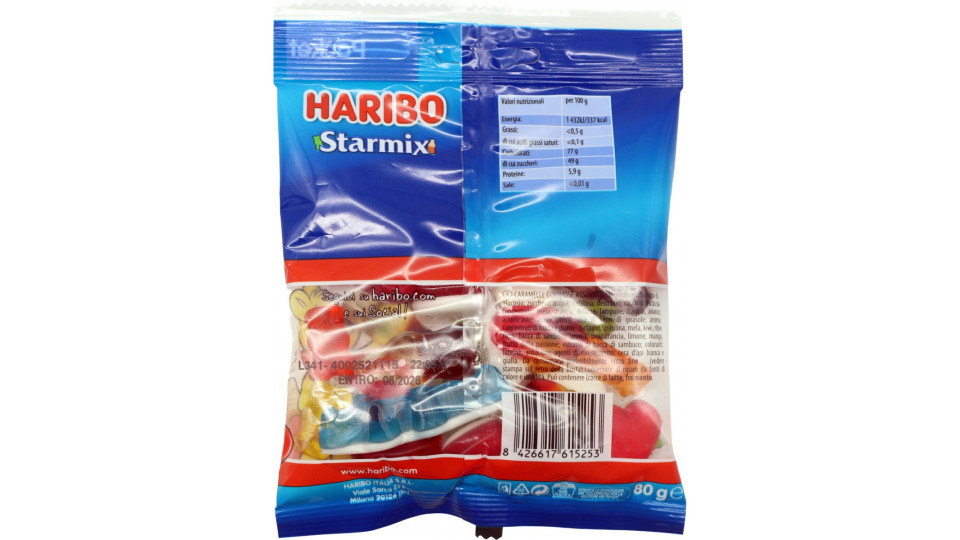 Haribo busta starmix gr.80