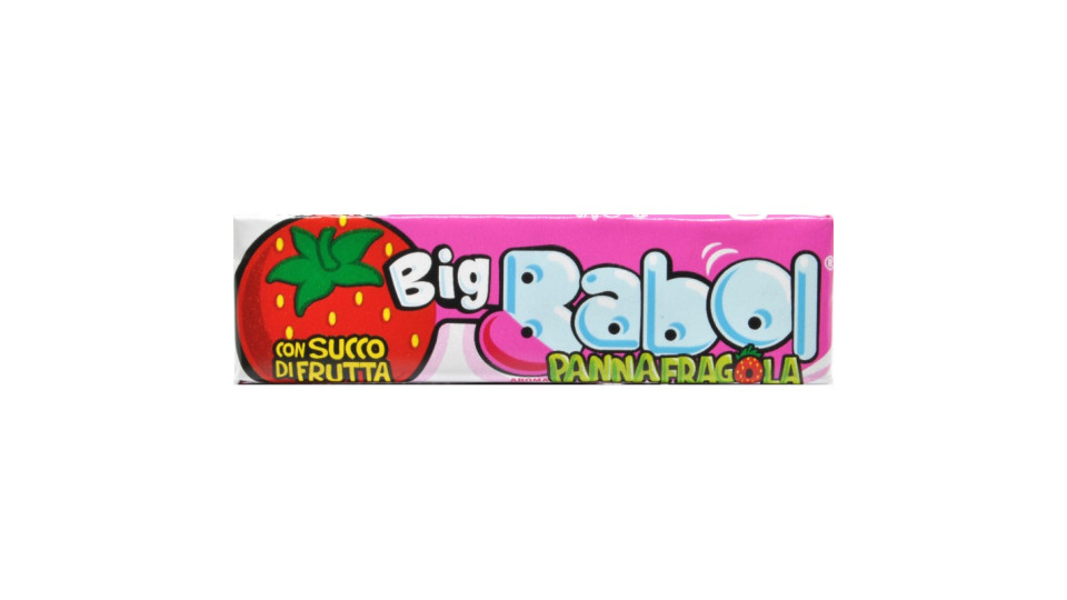 Big babol mega gusto panna fragola gr.37