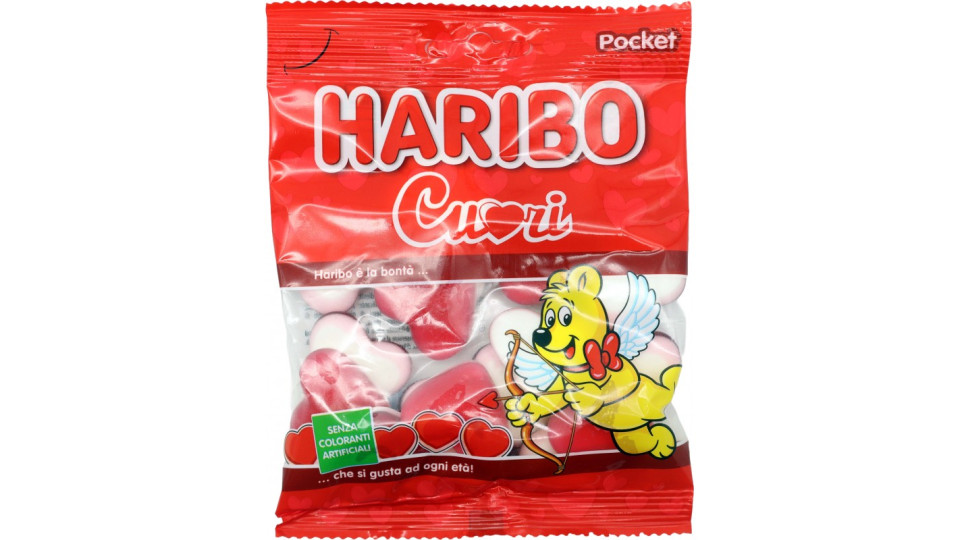 Haribo busta cuori gr.80