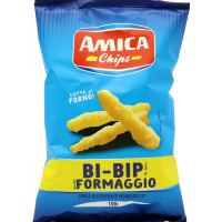 Amica Chips Bi-Bip di mais gusto Formaggio 100 g