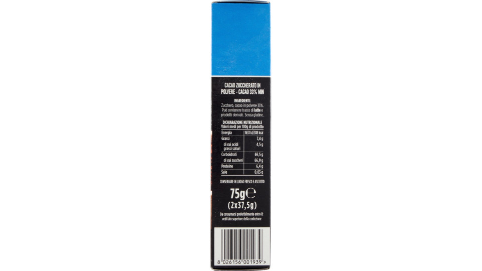 VéGé Cacao Zuccherato 2 x 37,5 g