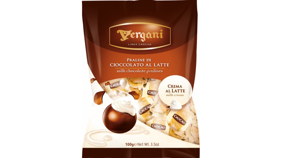 Vergani praline con crema al latte gr.100