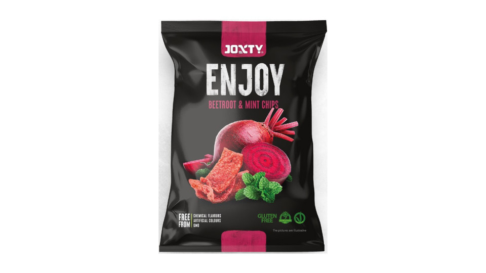 JOXTY chips fritte rapa rossa/menta gr.40 Gluten Free