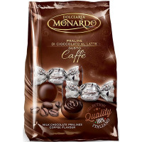 Monardo praline di cioccolato al latte gusto caffe busta gr.100