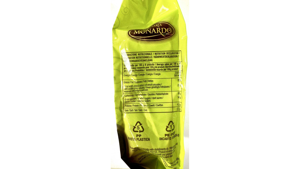 Monardo praline di cioccolato al latte gusto pistacchio busta...