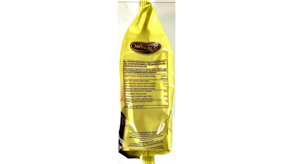 Monardo praline di cioccolato al latte gusto limone busta gr.100
