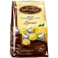 Monardo praline di cioccolato al latte gusto limone busta gr.100