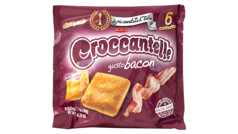 Croccantelle bacon multipack 6x30 gr