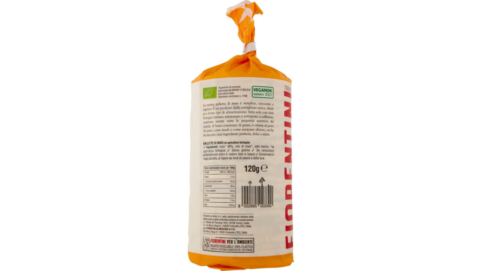 Fiorentini le Originali Gallette Bio di Mais 120 gr.