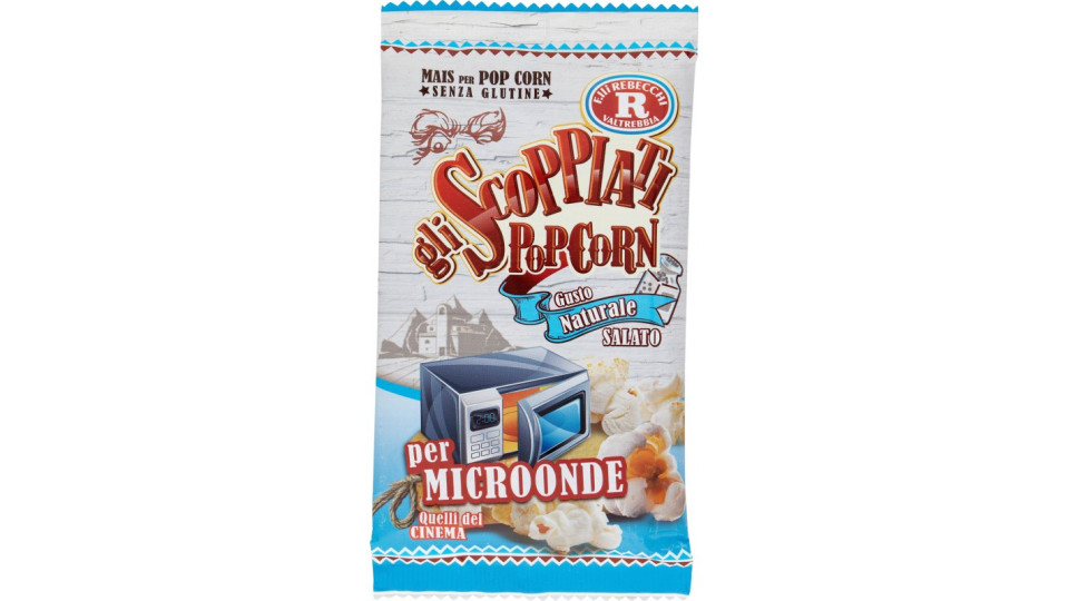 F.lli Rebecchi Valtrebbia gli Scoppiati PopCorn Gusto Naturale...