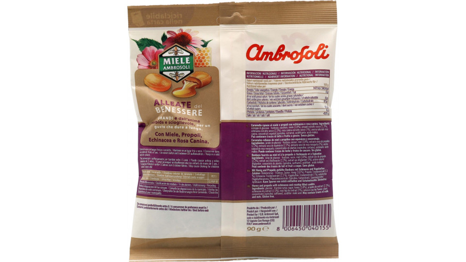 Ambrosoli caramelle miele - gr.135