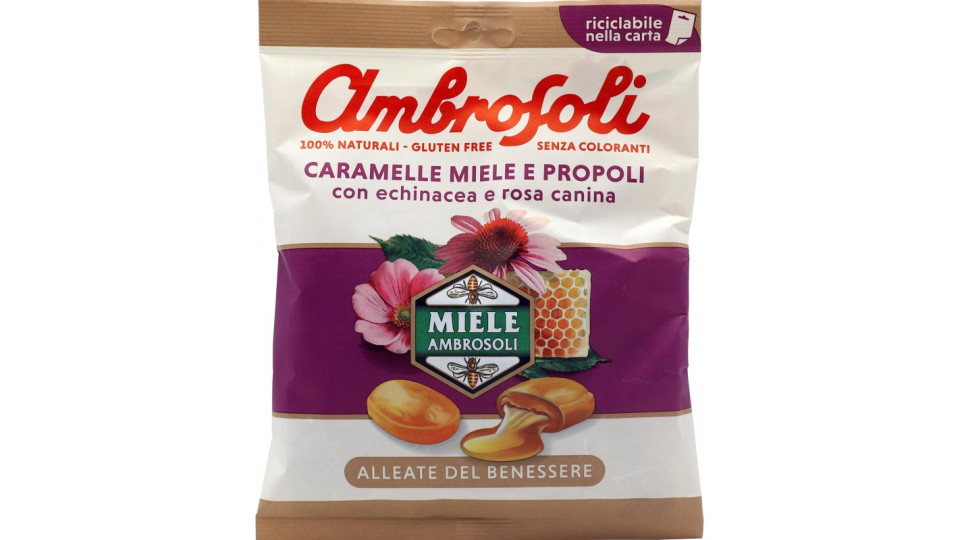 Ambrosoli caramelle miele - gr.135
