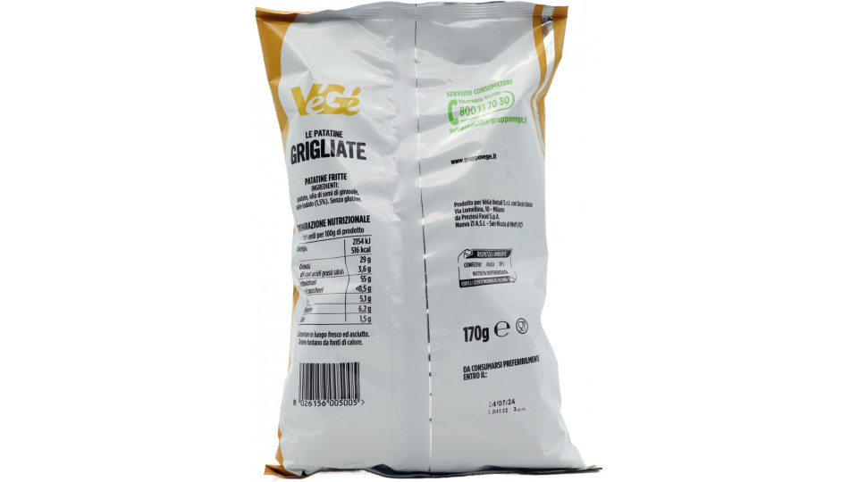 VéGé le Patatine Grigliate 170 g
