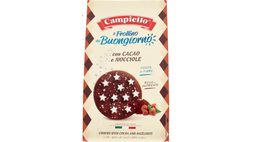 Campiello il Frollino del Buongiorno con Cacao e Nocciole 350 g