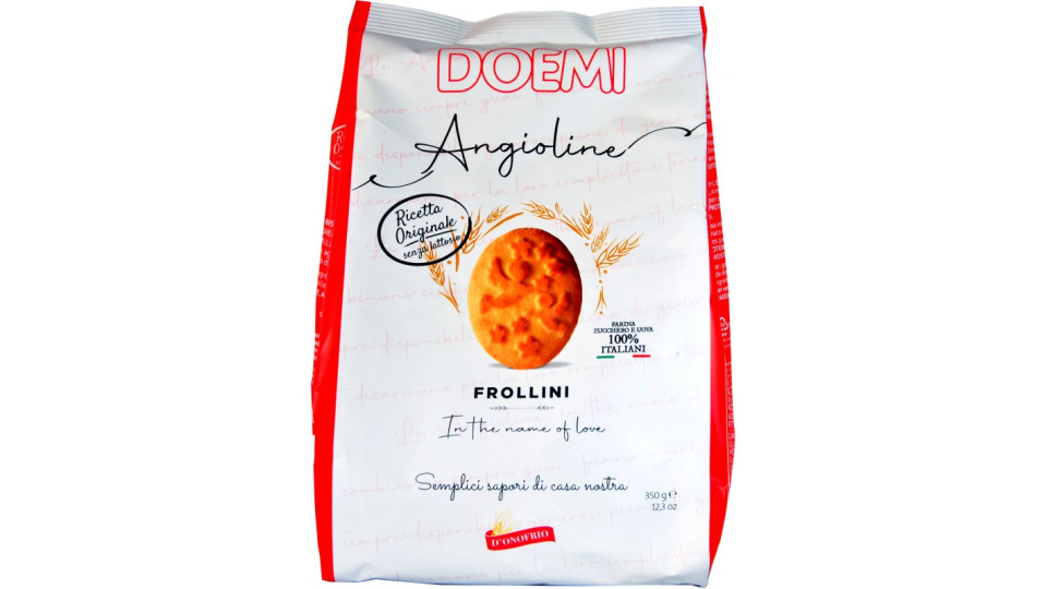 Doemi biscotti angioline senza lattosio gr.350