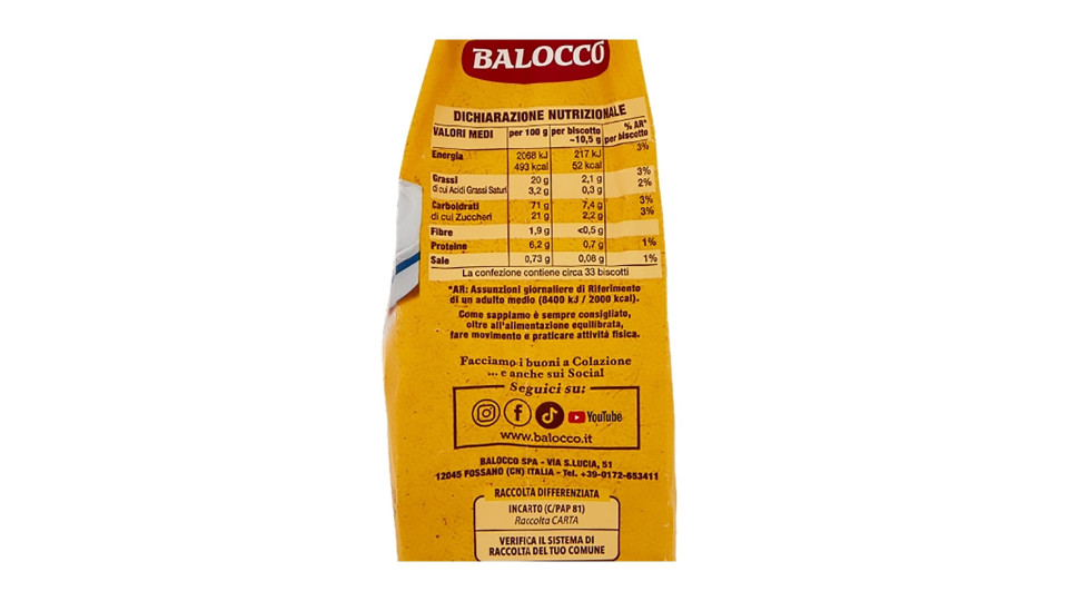 Balocco biscotti ciambelle - gr.350