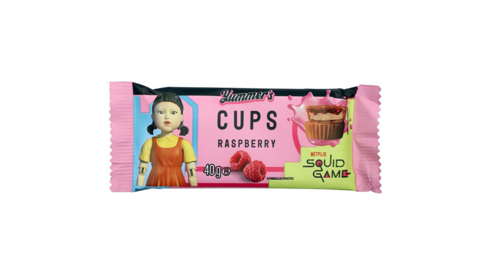Yummers cups squidgame3 al lampone gr.40