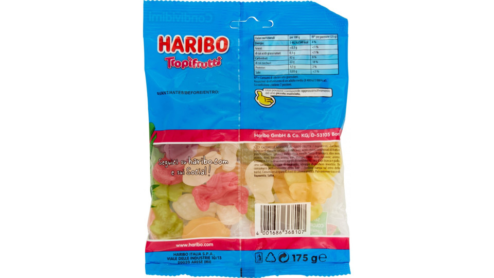 Haribo busta tropifrutti gr.175
