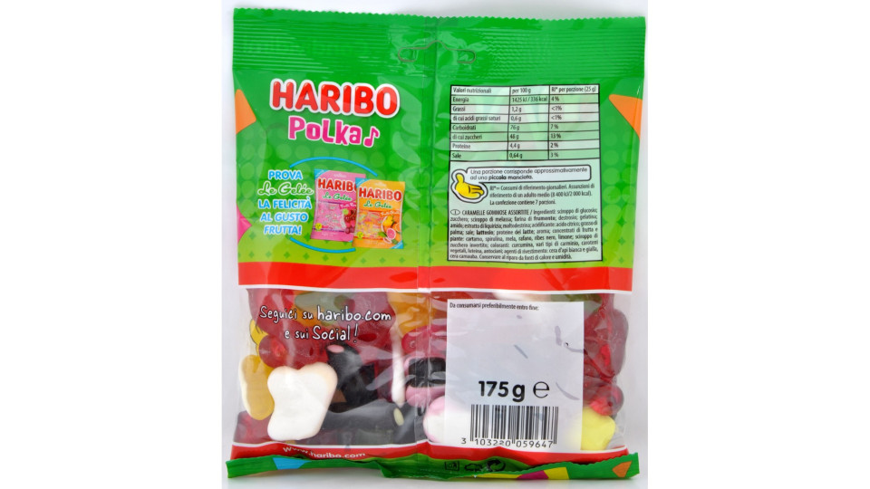 Haribo busta polka gr.175