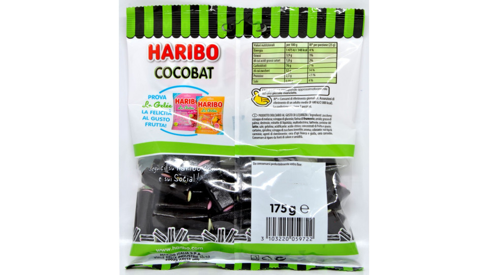 Haribo busta cocobat gr.175