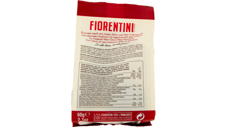 Fiorentini gli Originali Mini Choco gallette di Mais...