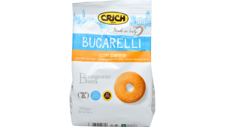 Crich biscotti bucarelli con panna gr.300