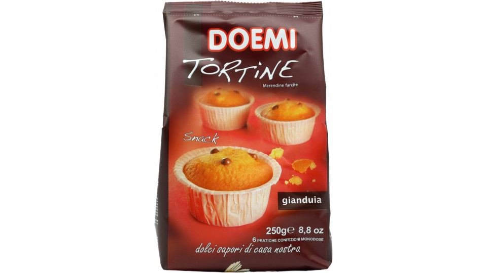 Doemi tortine alla gianduia gr.250