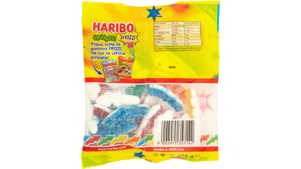 Haribo Coccodrí Frizzi 175 gr.