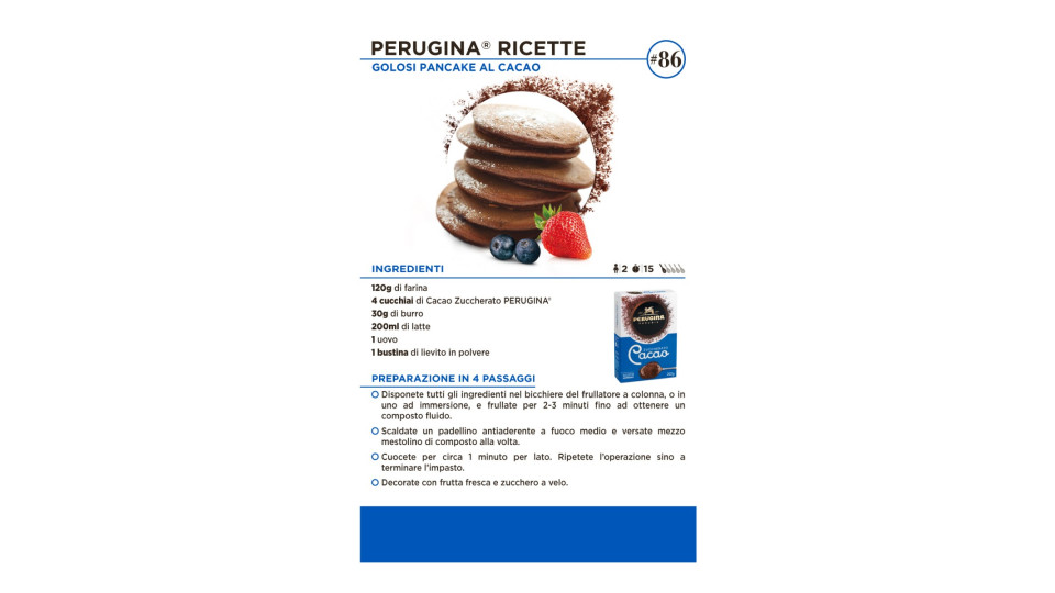 Perugina cacao zuccherato - gr.75