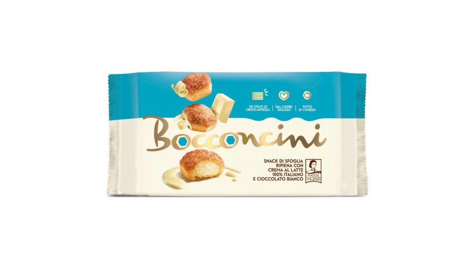 Pasticceria Matilde Vicenzi Bocconcini con Crema al Latte 100%...