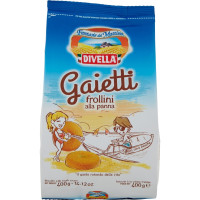 Divella biscotti gaietti alla panna gr.400
